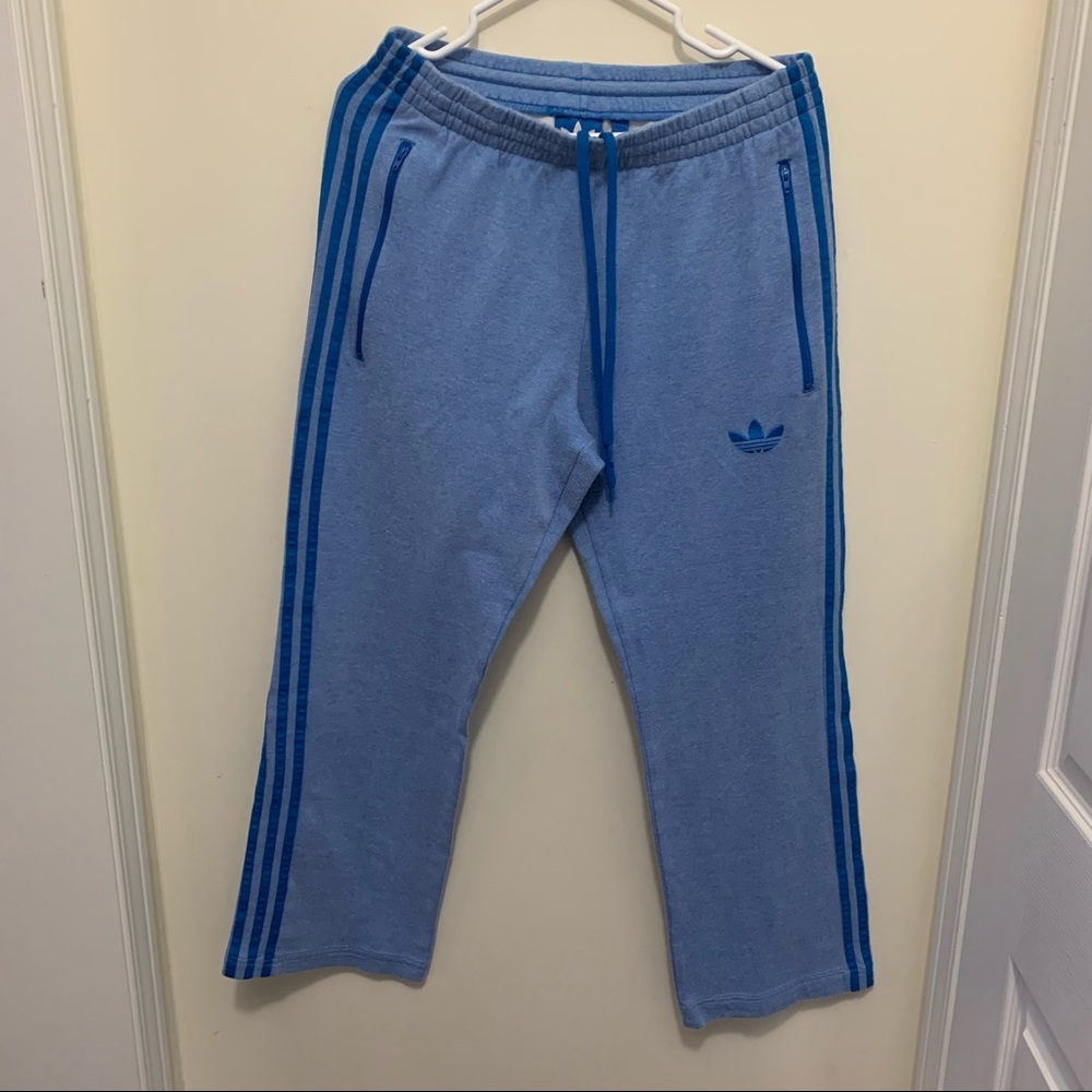 Adidas 3 Stripes 72%Cotton Drawstring Joggers Pant size Medium